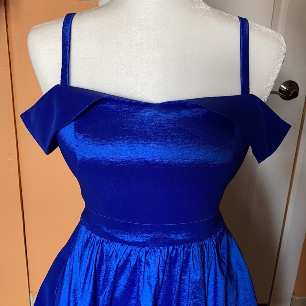 Royal Blue Prom Dress - Picture 2 of 7
